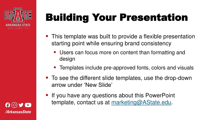 building your presentation building your