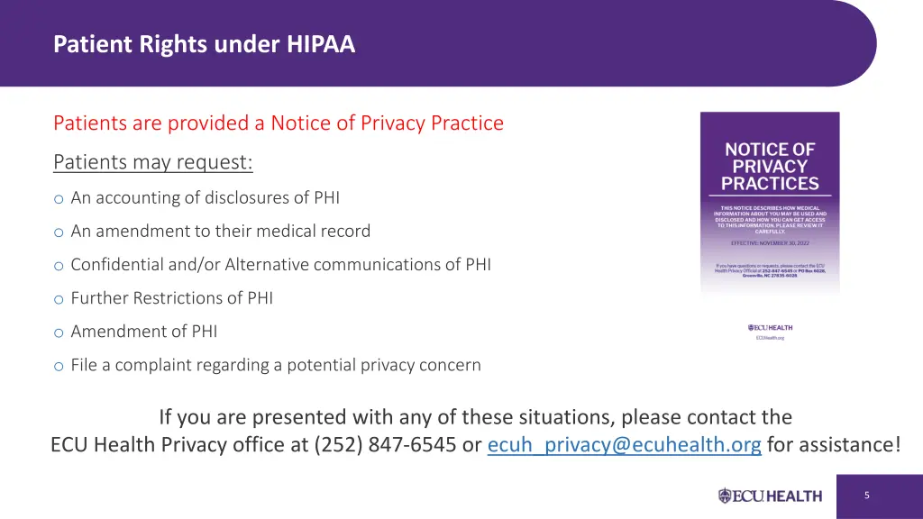 patient rights under hipaa