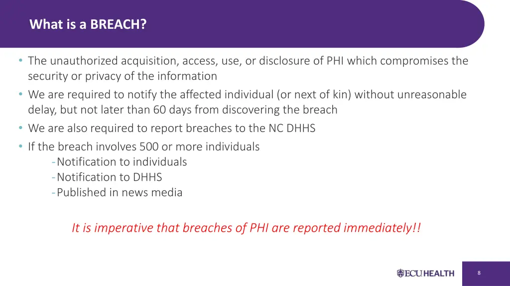 what is a breach