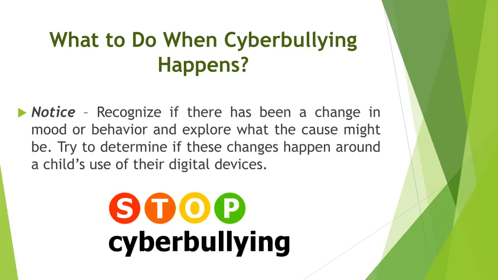 what to do when cyberbullying happens