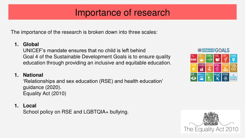 importance of research