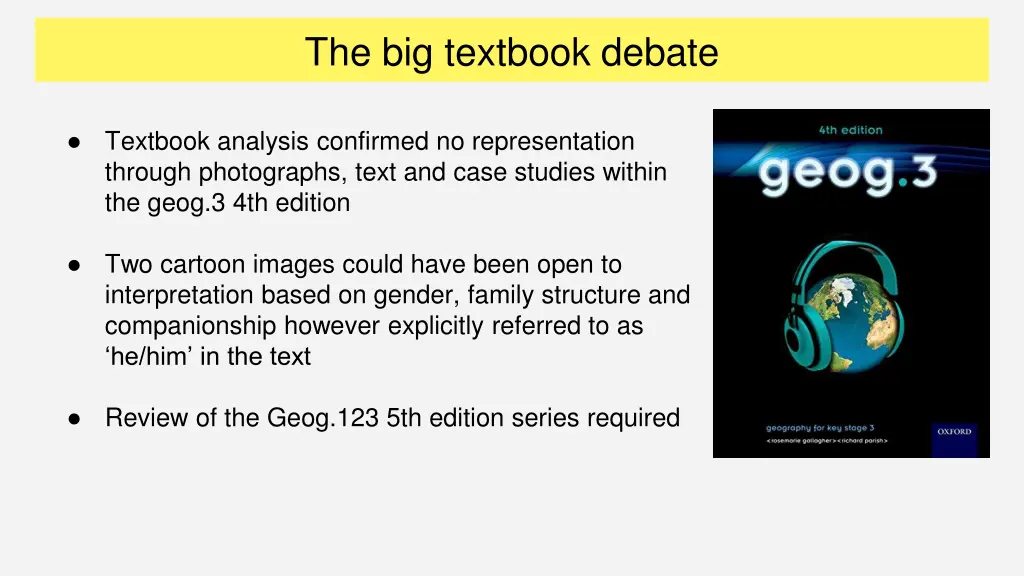 the big textbook debate