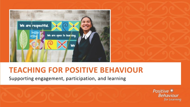 teaching for positive behaviour supporting