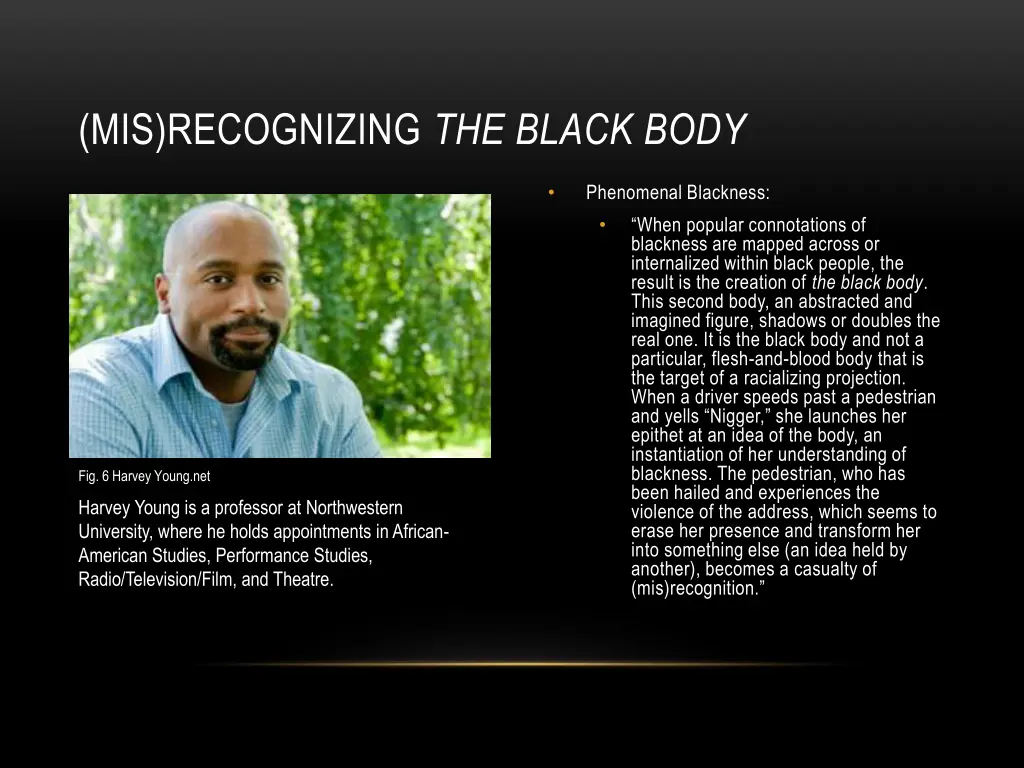 mis recognizing the black body