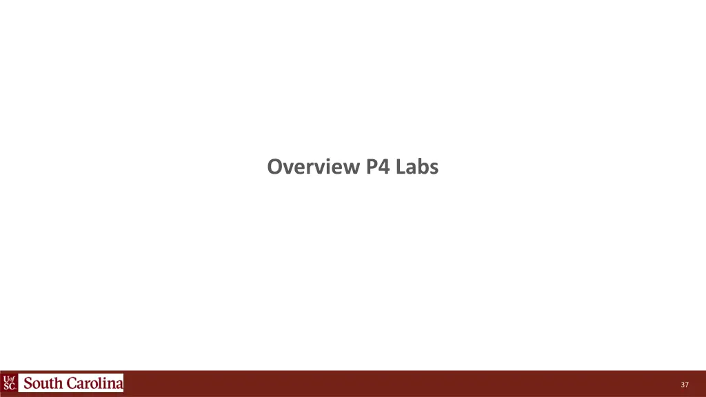 overview p4 labs 1