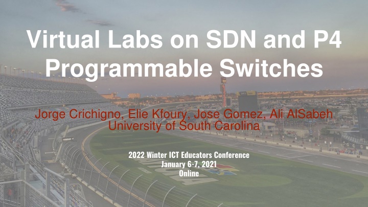 virtual labs on sdn and p4 programmable switches