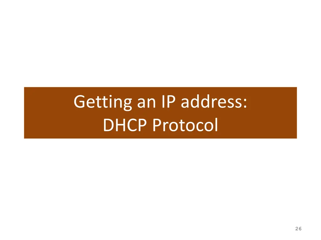 getting an ip address dhcp protocol