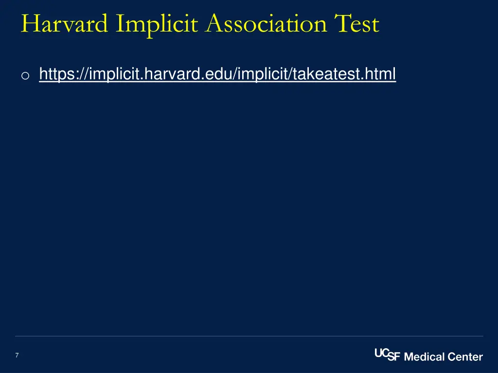 harvard implicit association test