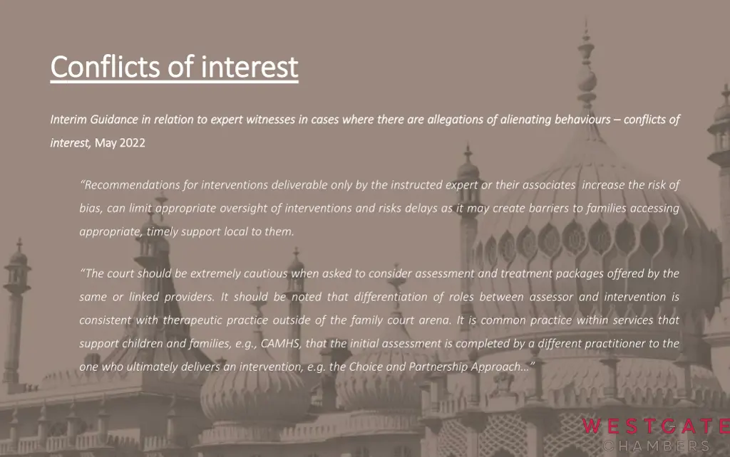 c conflicts onflicts of of interest