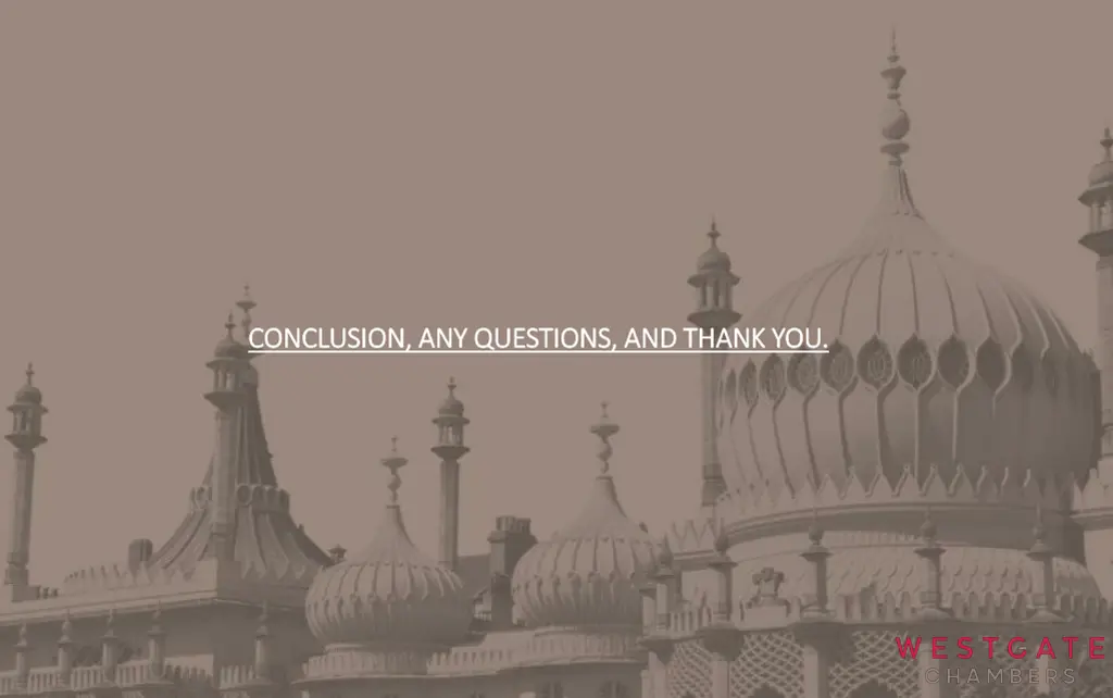 conclusion any questions and thank you conclusion