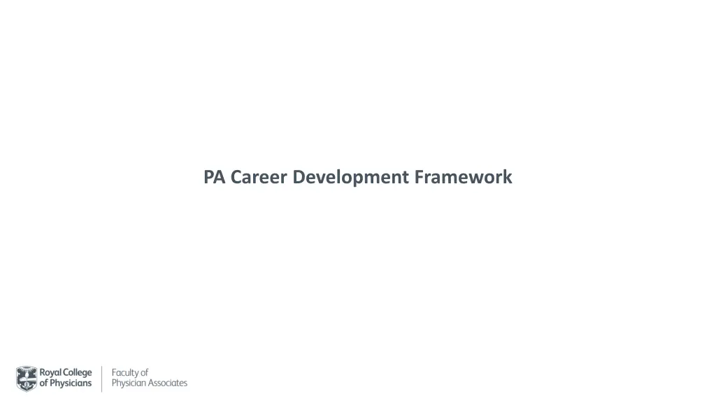 pa career development framework