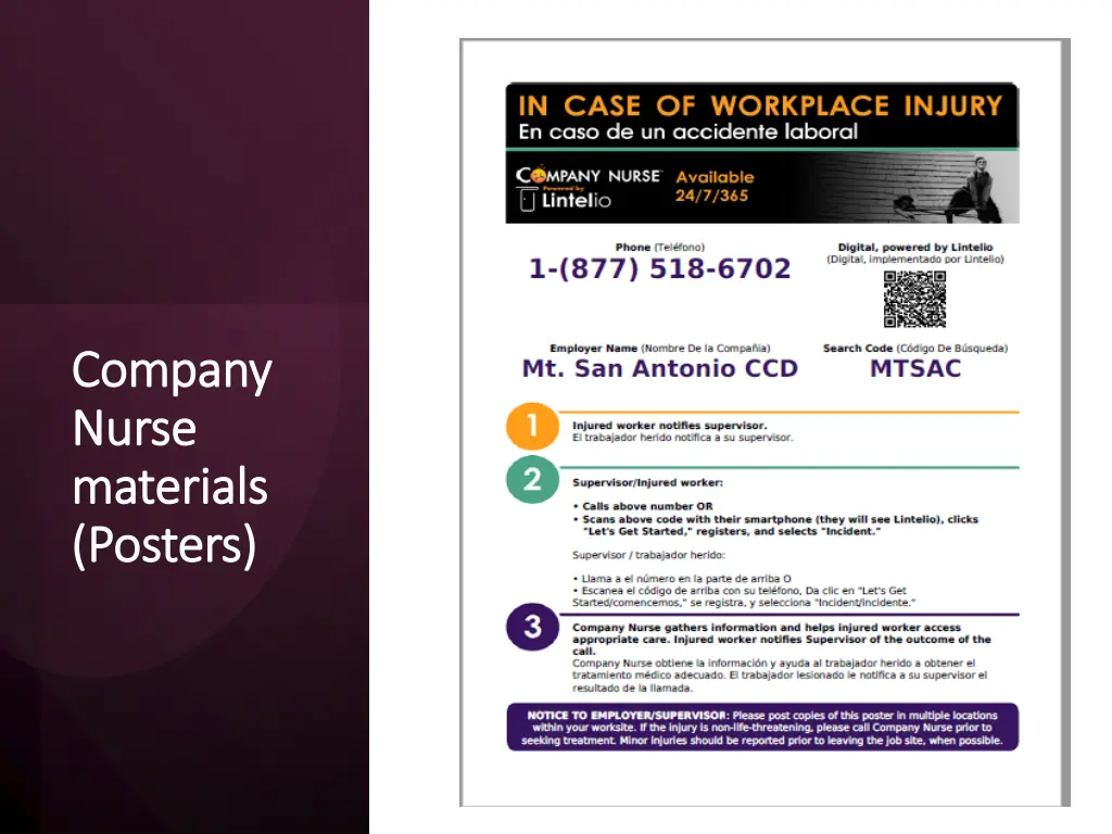 company company nurse nurse materials materials