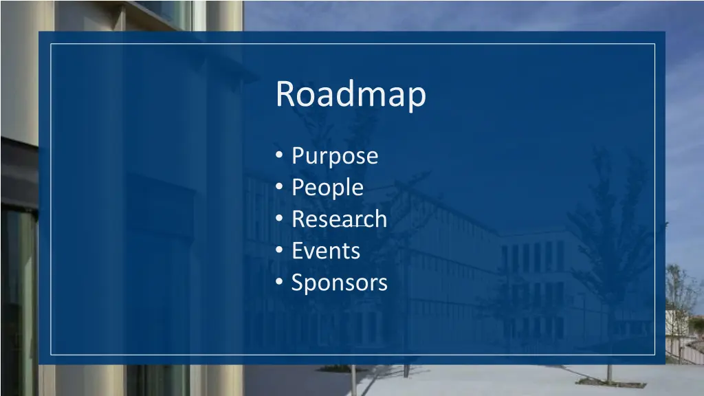 roadmap