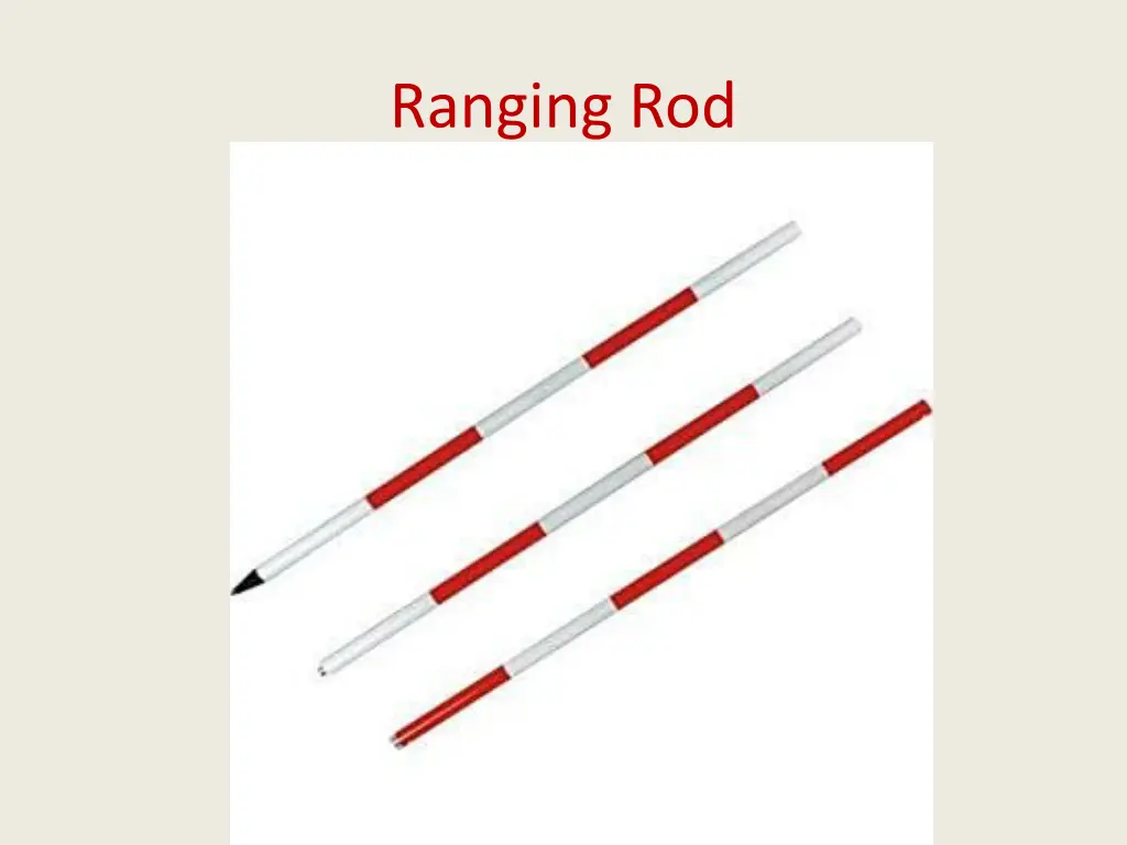 ranging rod