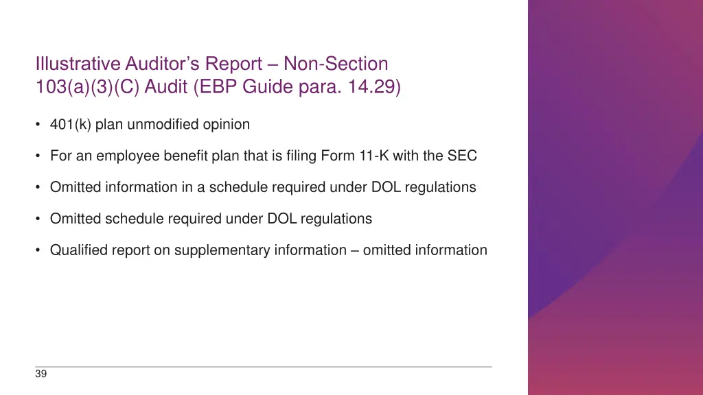 illustrative auditor s report non section