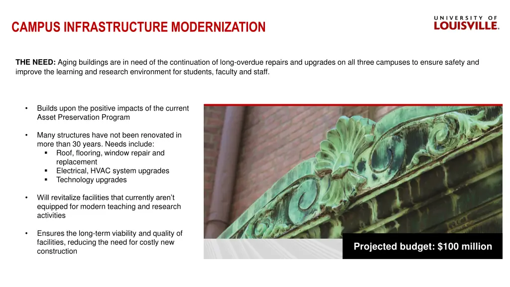 campus infrastructure modernization