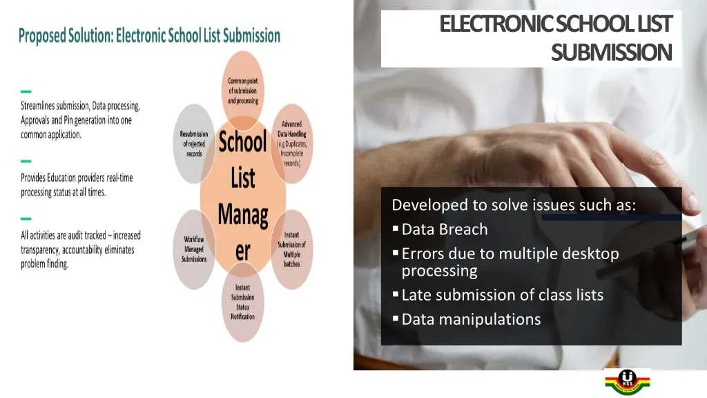 electronic school list submission