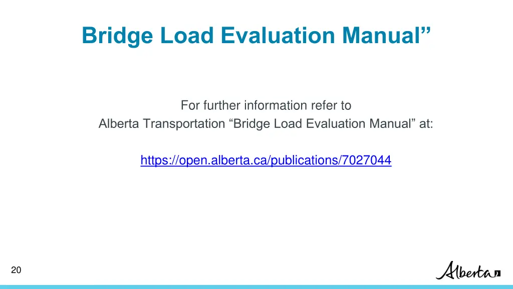 bridge load evaluation manual