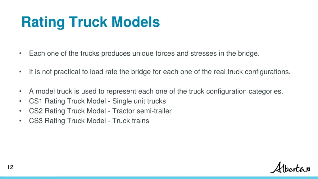 rating truck models