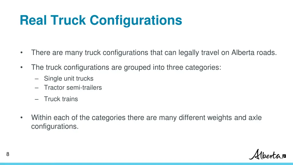 real truck configurations