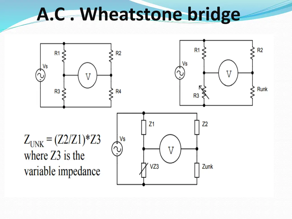 a c wheatstone bridge 1