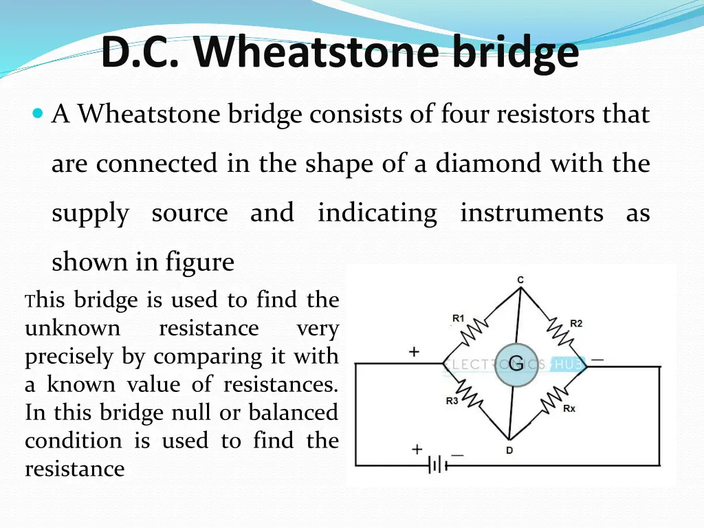 d c wheatstone bridge 1