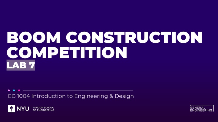 boom construction competition lab 7