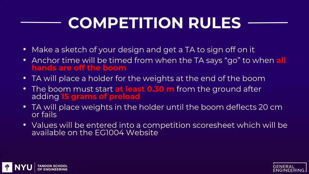 competition rules 1