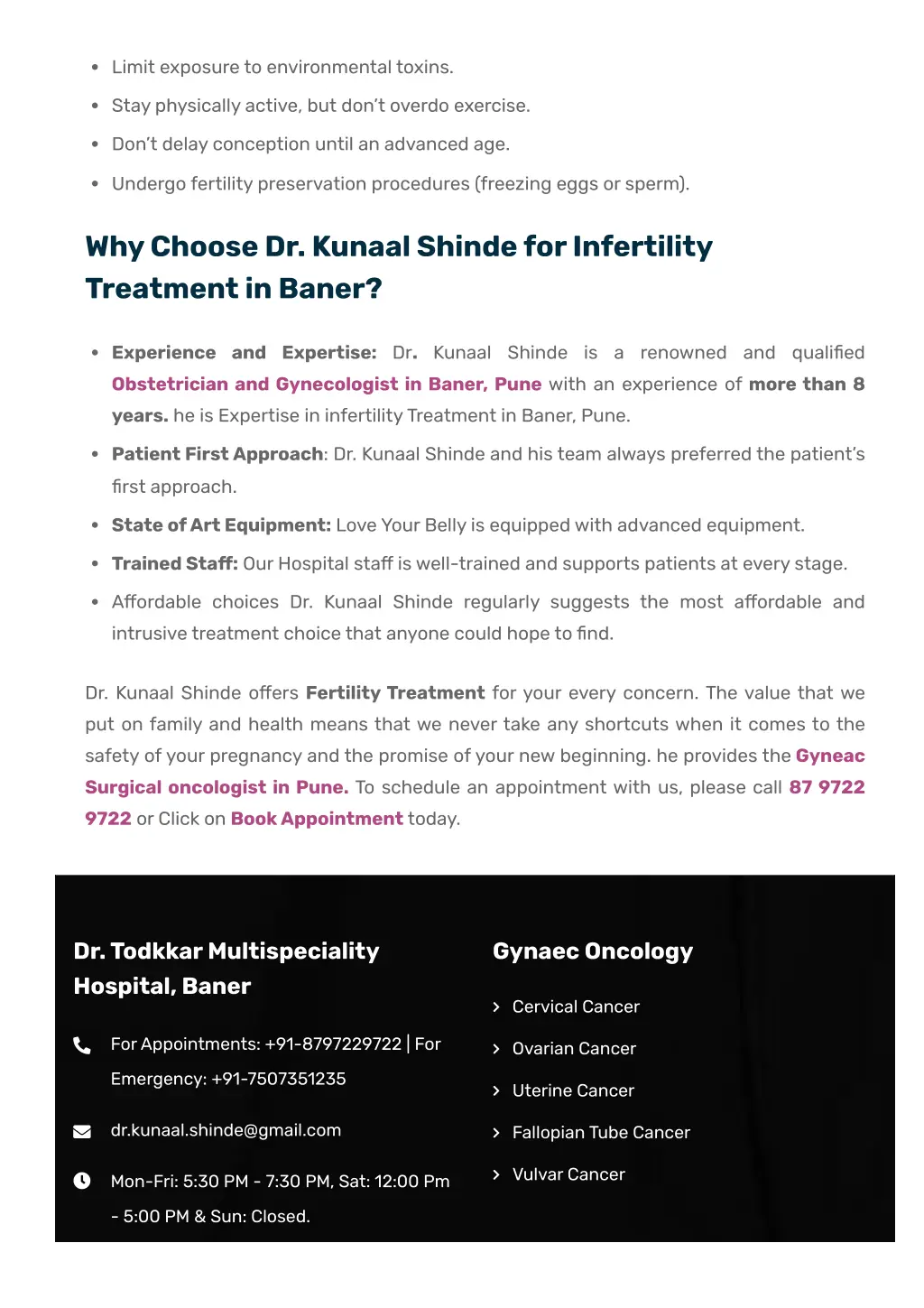 limit exposure to environmental toxins