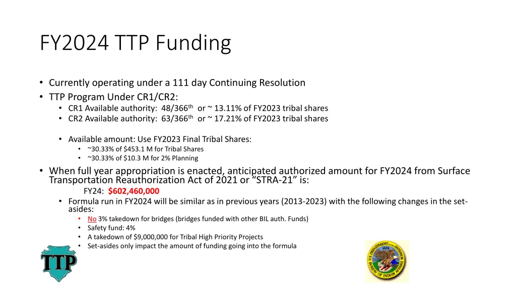 fy2024 ttp funding