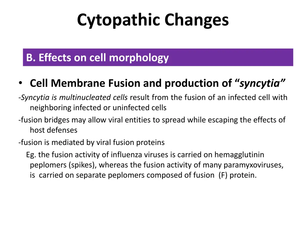 cytopathic changes 1