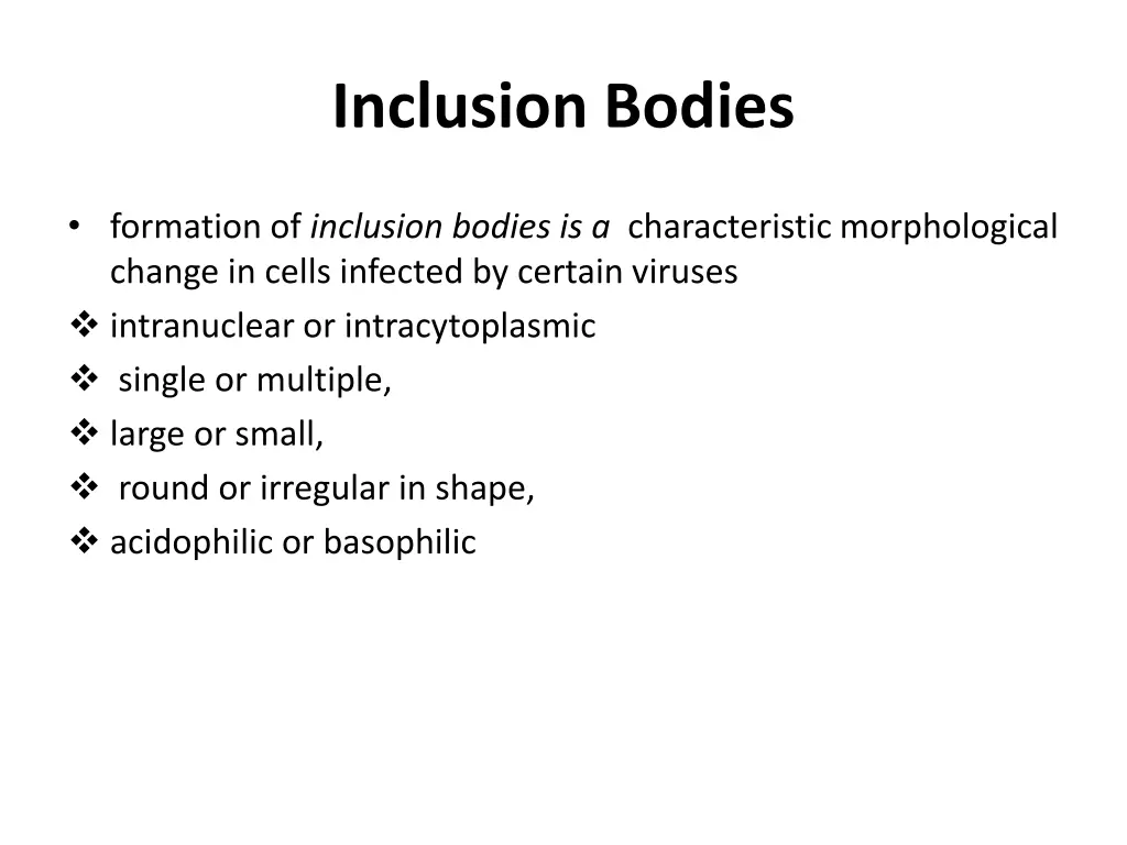 inclusion bodies