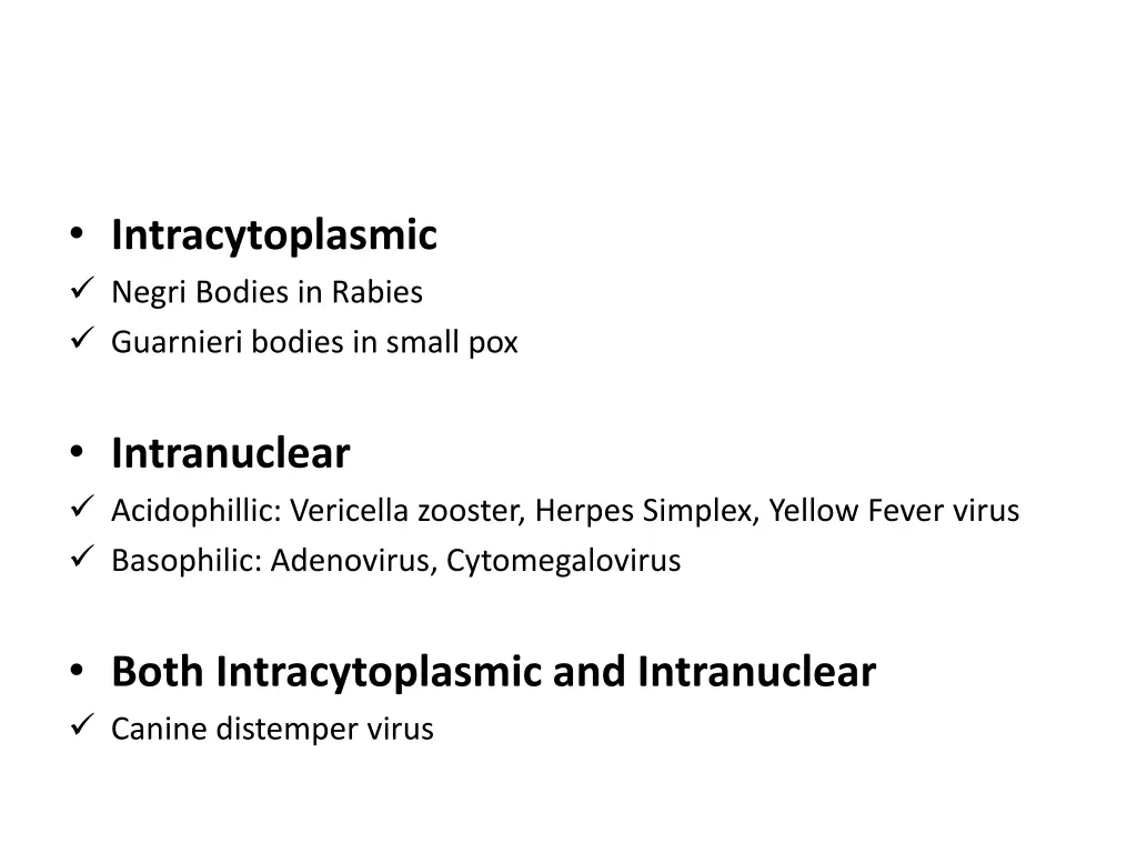 intracytoplasmic negri bodies in rabies guarnieri