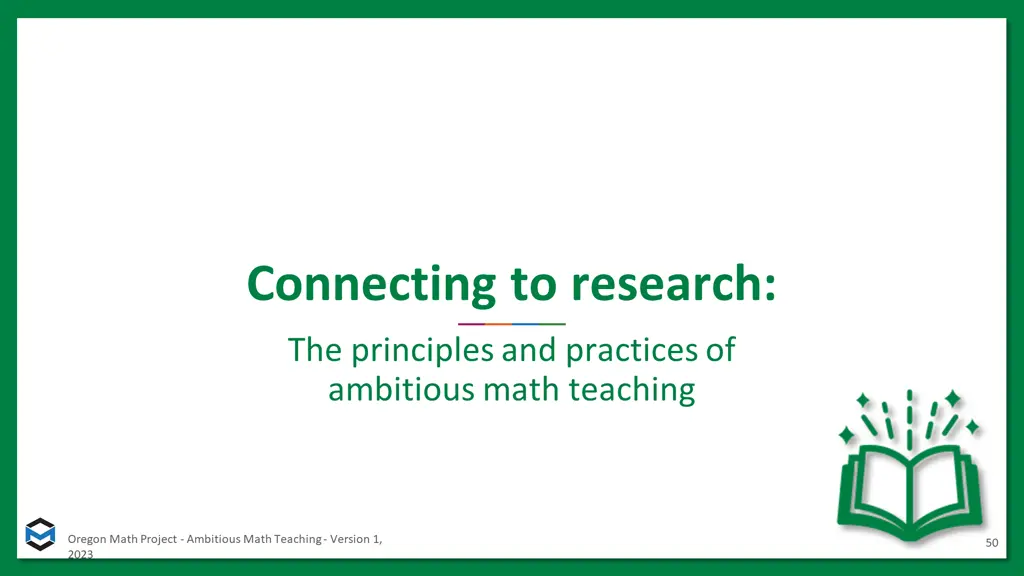 practices of ambitious mathematics teaching