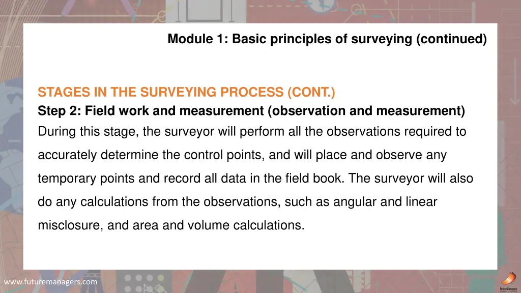 module 1 basic principles of surveying continued 2