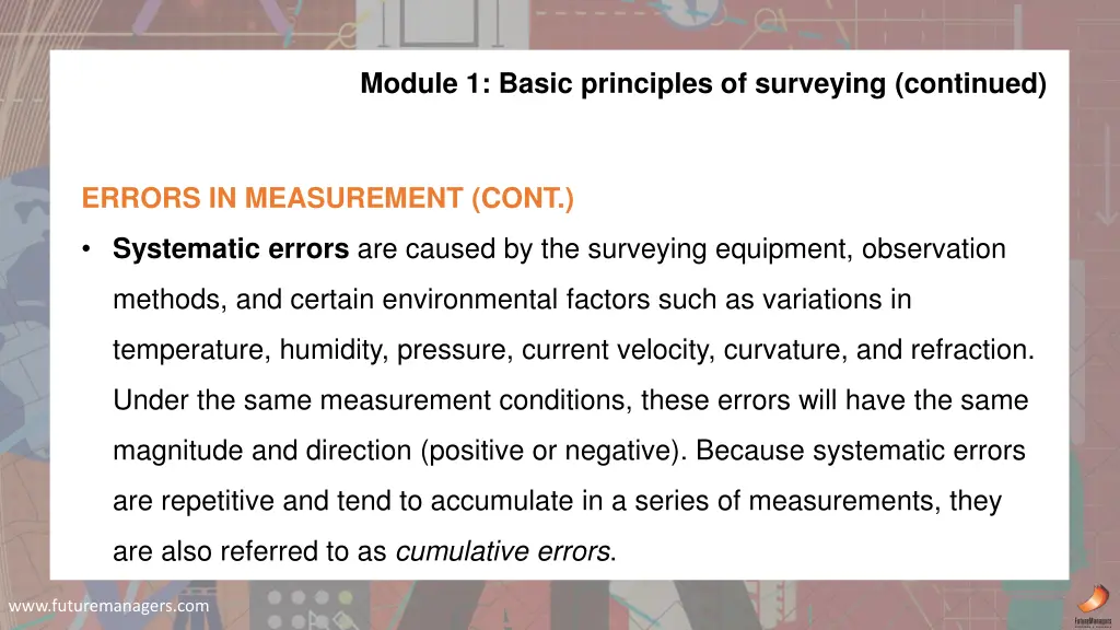 module 1 basic principles of surveying continued 8