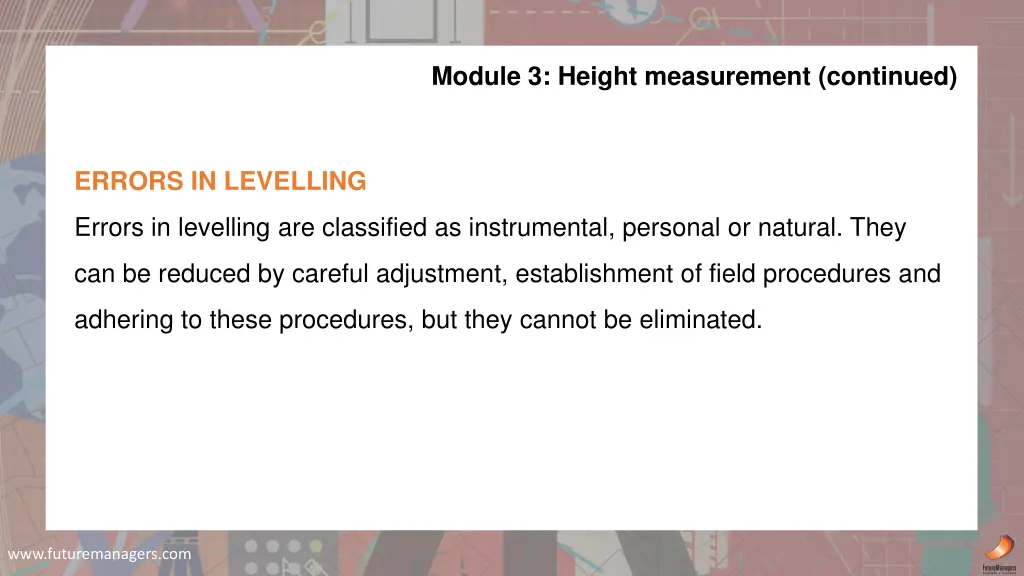 module 3 height measurement continued 11