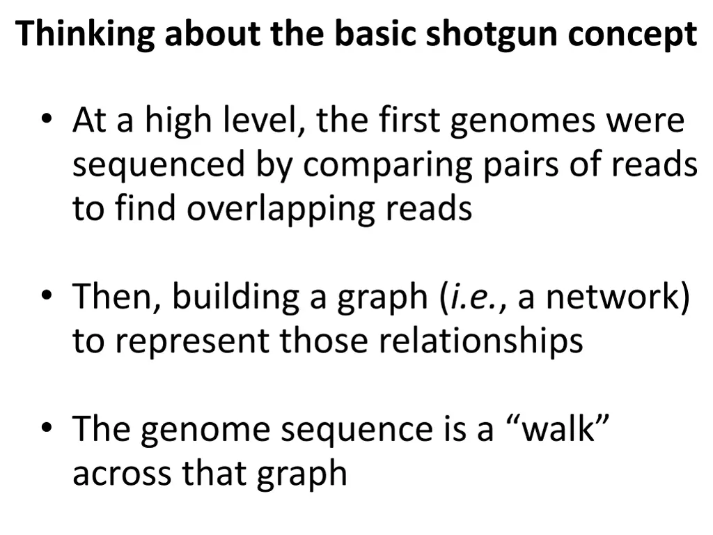 thinking about the basic shotgun concept 1