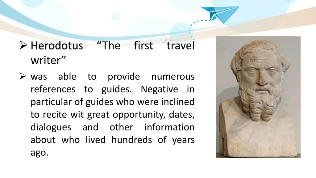 herodotus the first travel writer was able