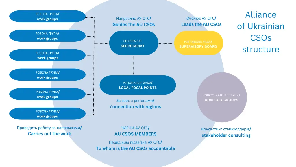 alliance of ukrainian csos structure