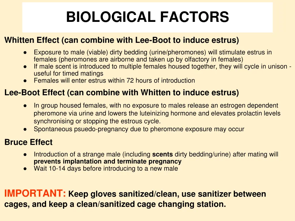 biological factors