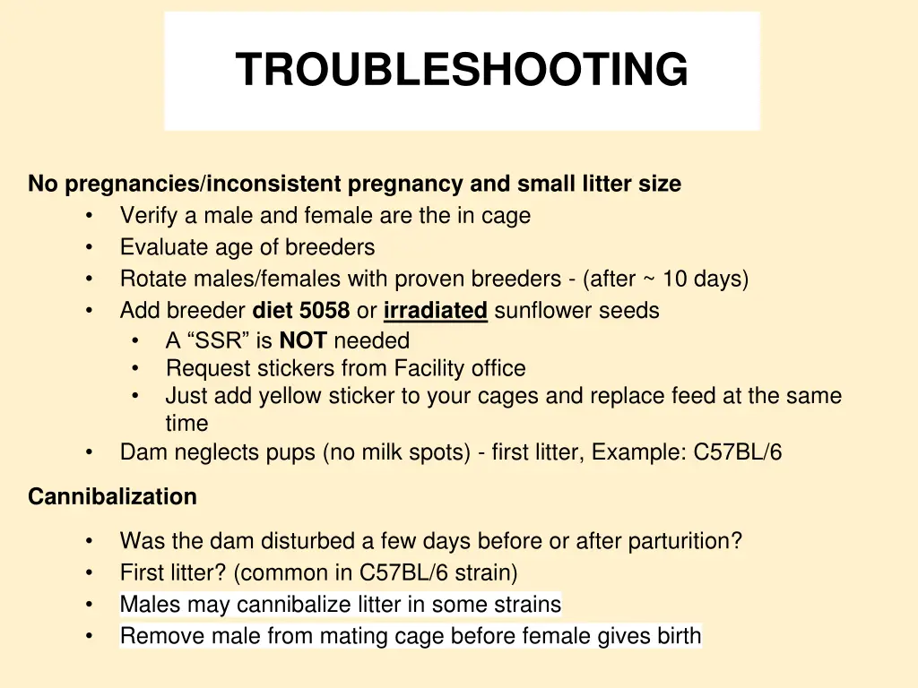 troubleshooting 1