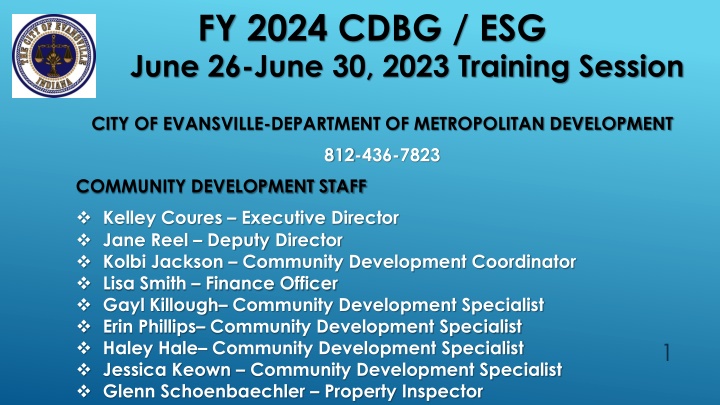 fy 2024 cdbg esg june 26 june 30 2023 training