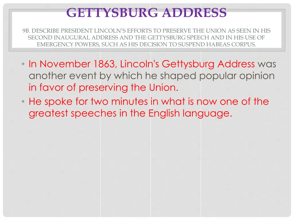 gettysburg address