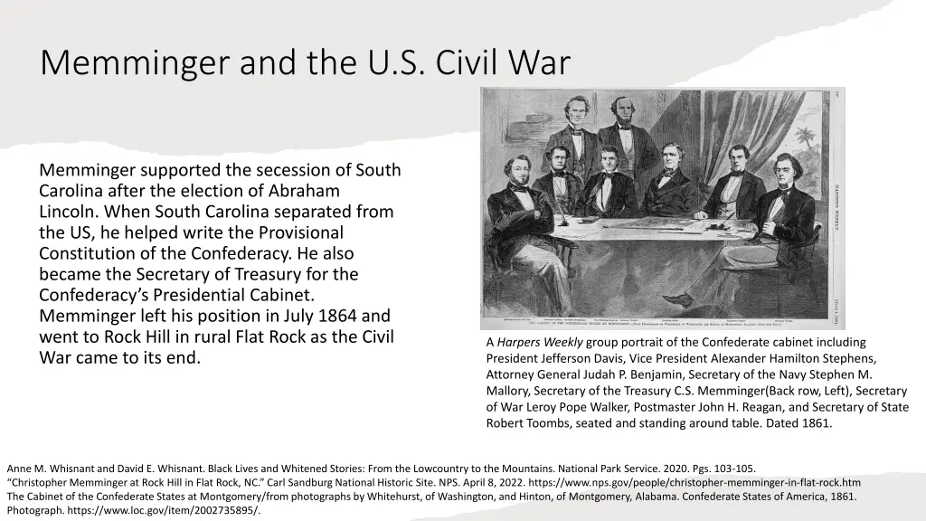 memminger and the u s civil war