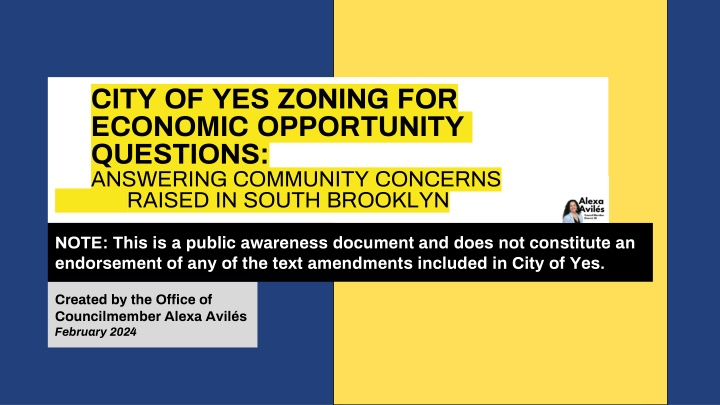 city of yes zoning for economic opportunity