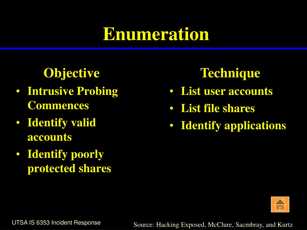 enumeration