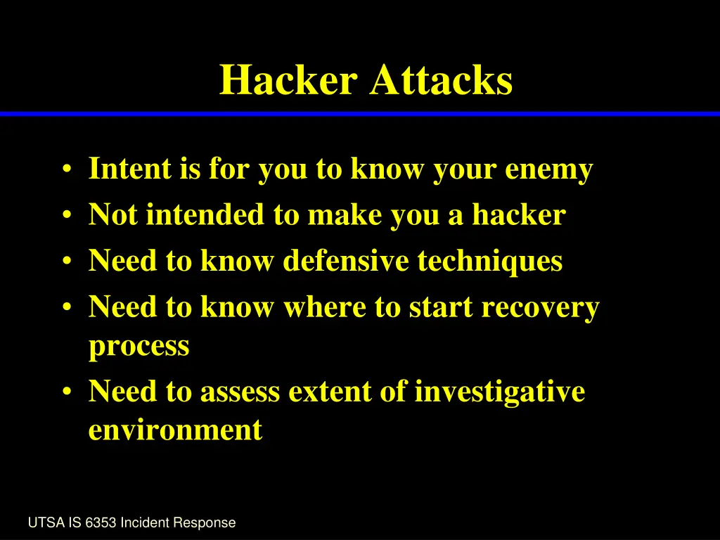 hacker attacks