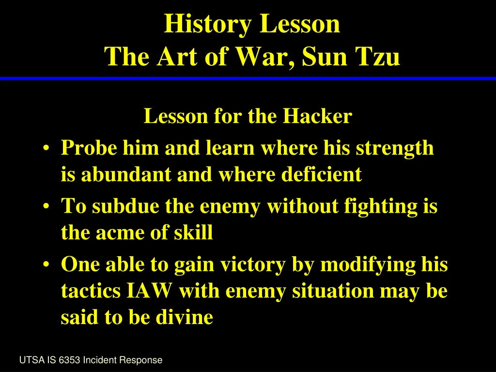 history lesson the art of war sun tzu 1