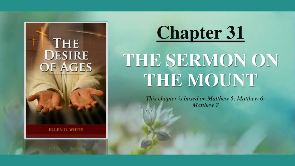 chapter 31 the sermon on the mount